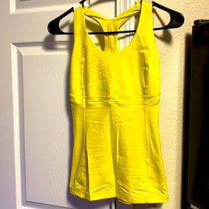 Sz 2 Lululemon yellow tank